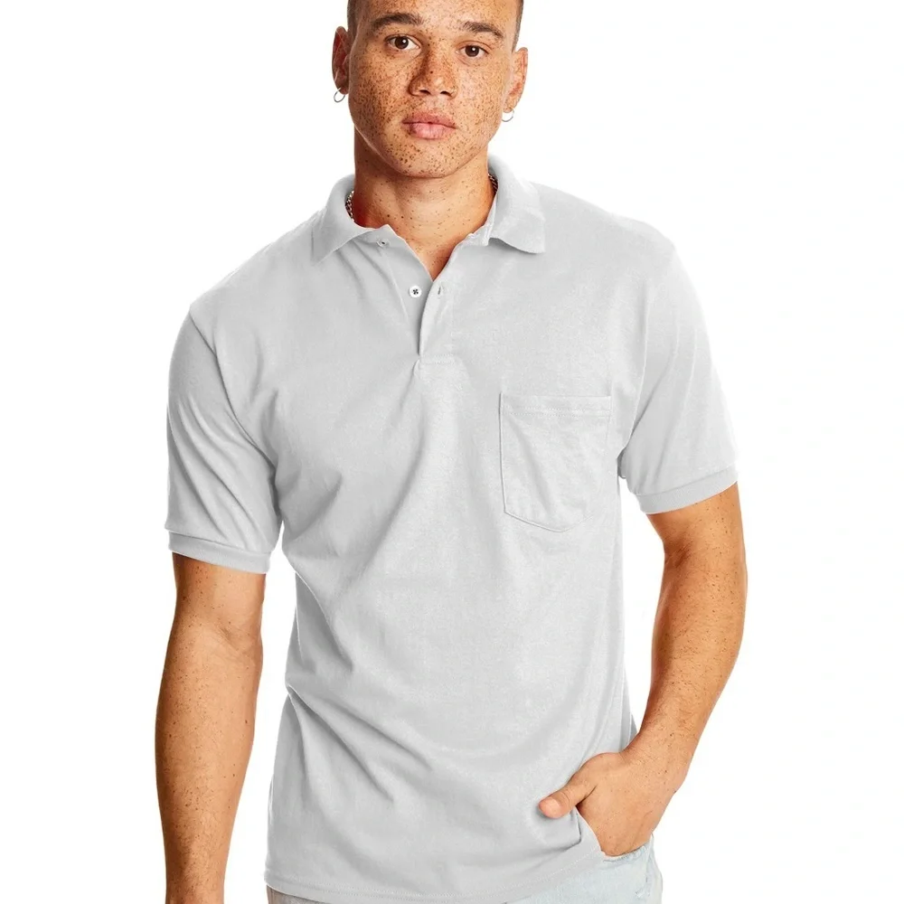 J. Crew Light Blue Cotton Pique Polo XL